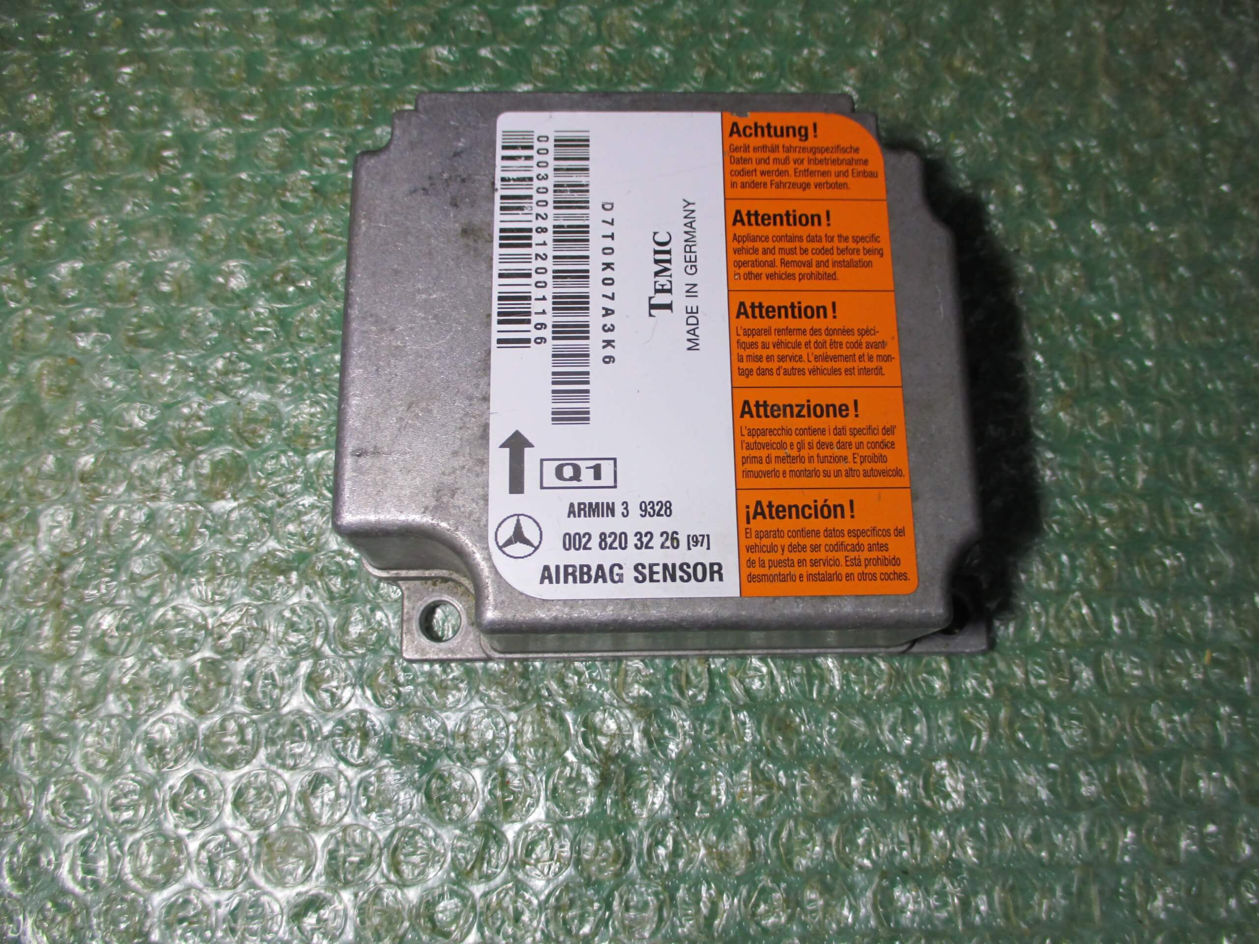 CENTRALITA DE AIRBAG A0028203226 MERCEDES BENZ CLASE E (W210) (1998-2004)