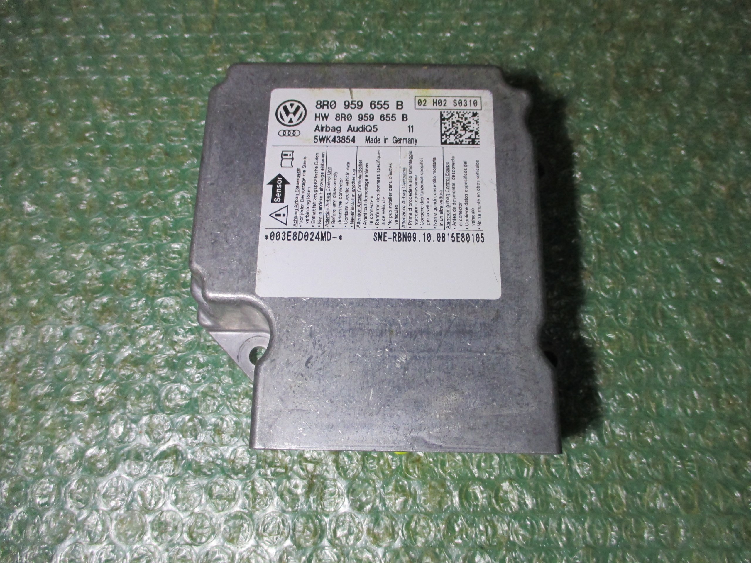 CENTRALITA DE AIRBAG 8R0959655B AUDI Q5 (8R) (2008-2016)