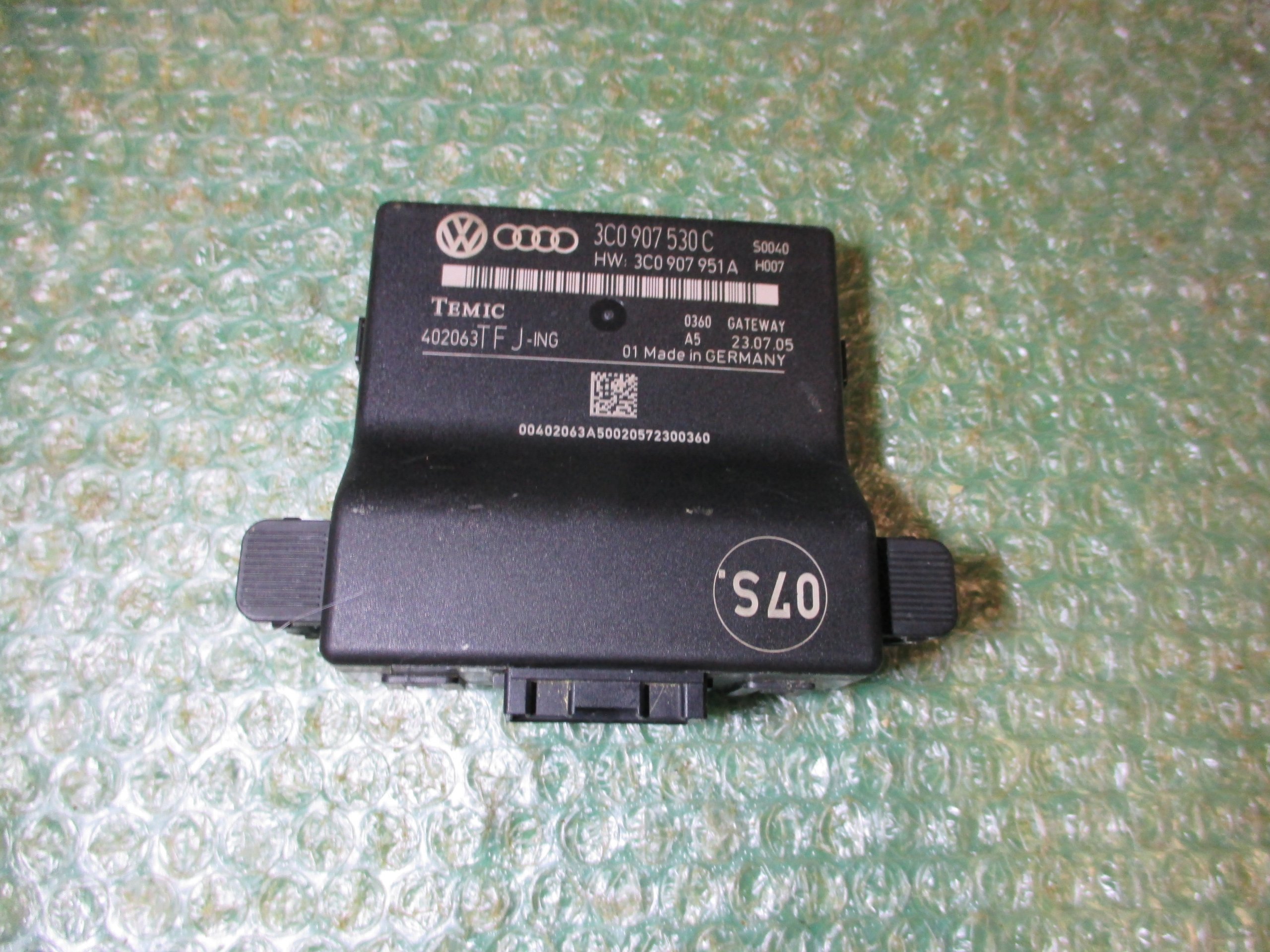 UNIDAD DE CONTROL DE GATEWAY 3C0907530C VOLKSWAGEN PASSAT (B6) (2005-2010)