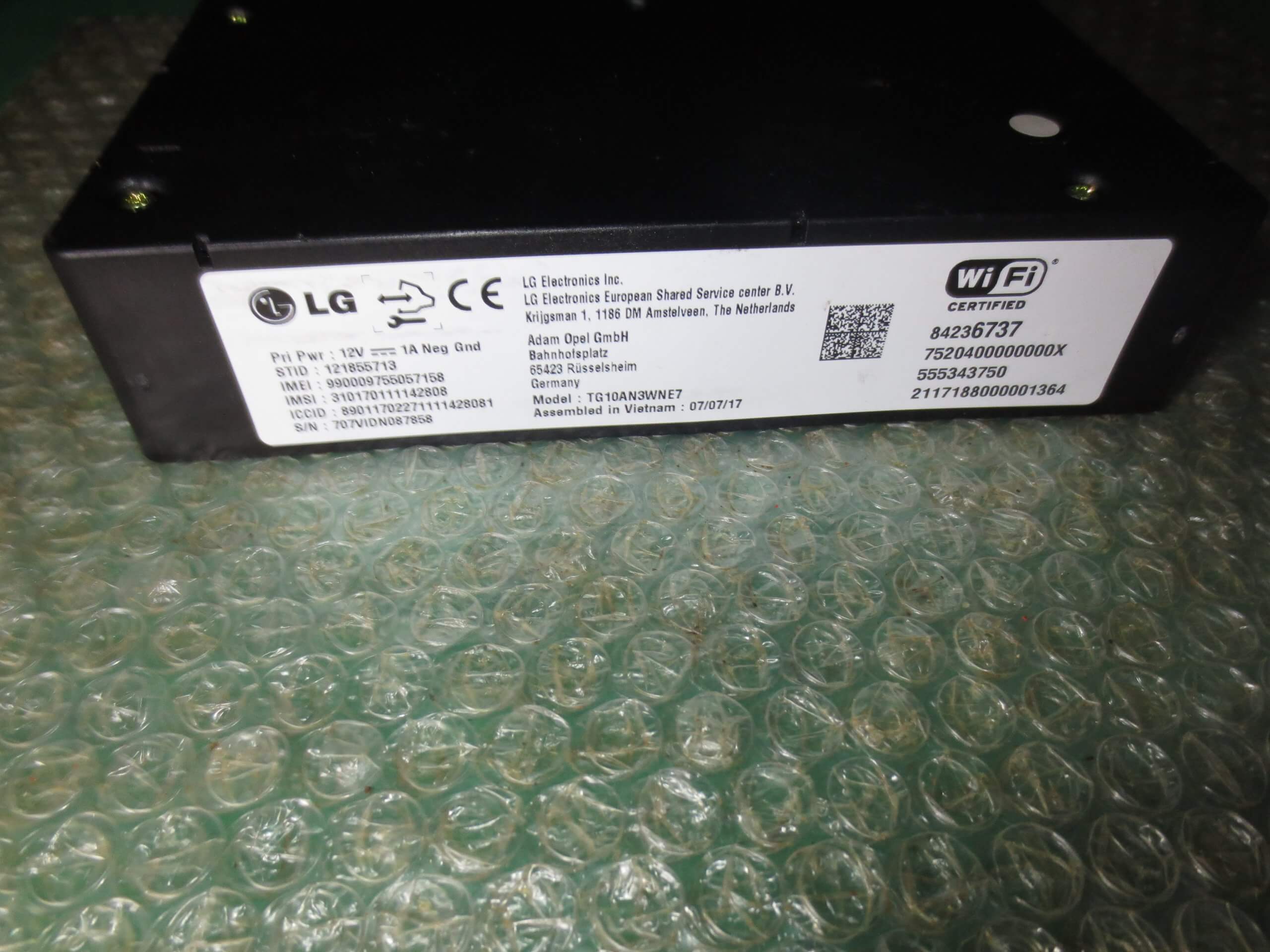 MODULO DE BLUETOOTH 84236737 OPEL CORSA E - OPEL ASTRA K (2014-2019)