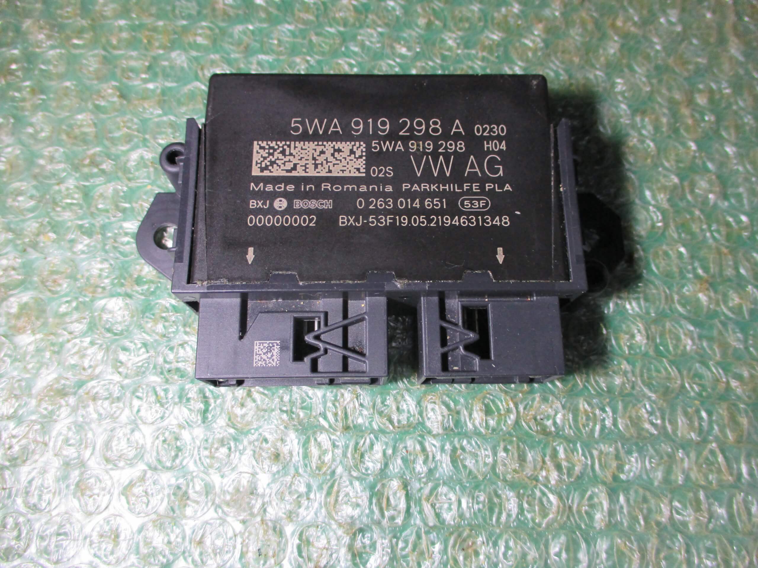 UNIDAD DE PARKTRONIC PDC 5WA919298A AUDI A3 (8Y) - SEAT CUPRA FORMENTOR - SEAT LEON IV - VOLKSWAGEN GOLF VIII - SKODA OCTAVIA IV (2018-2024)