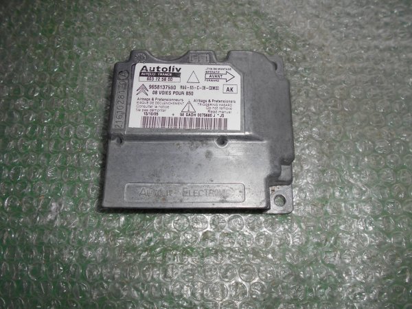 CENTRALITA DE AIRBAG 9658137980 - AUTOLIV 603725800 CITROEN C4 COUPE (2004-2011)