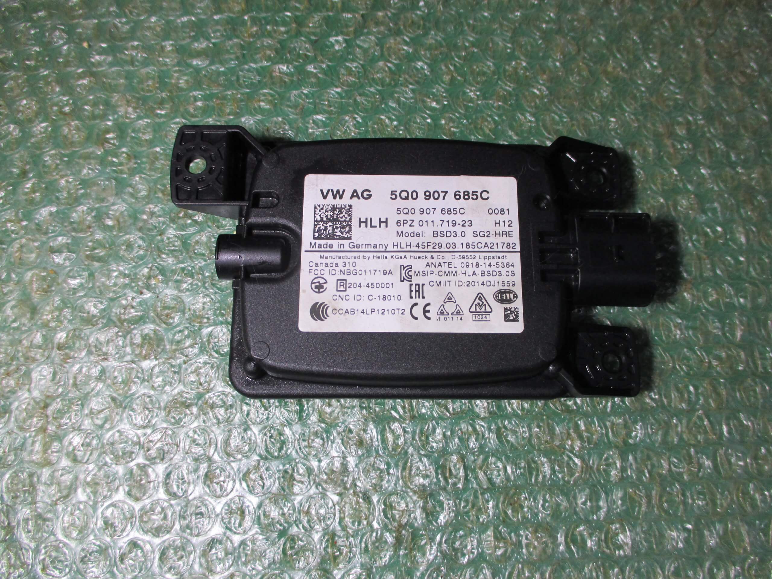 SENSOR RADAR DE DESPLAZAMIENTO TRASERO IZQUIERDO 5Q0907685C AUDI - SEAT - VOLKSWAGEN - SKODA (2015-2021)