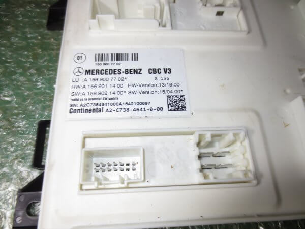 MODULO DE CONFORT CBC A1569007702 MERCEDES BENZ CLA (W117) - MERCEDES BENZ CLASE A (W176) - MERCEDES BENZ CLASE B (W246) (2013-2022) - Imagen 2