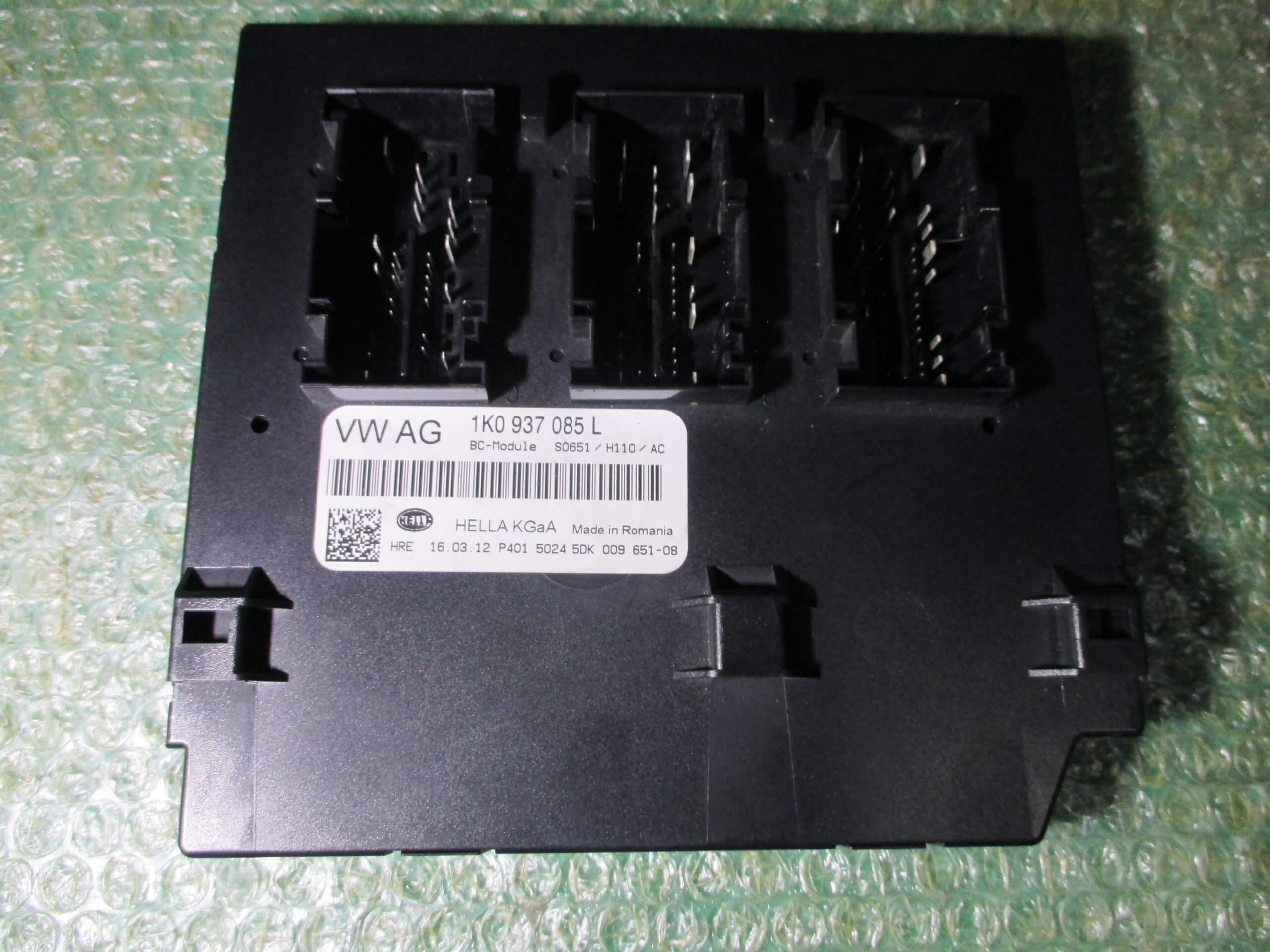 MODULO DE CONFORT BCM 1K0937085L SEAT - VOLKSWAGEN - SKODA (2008-2013)