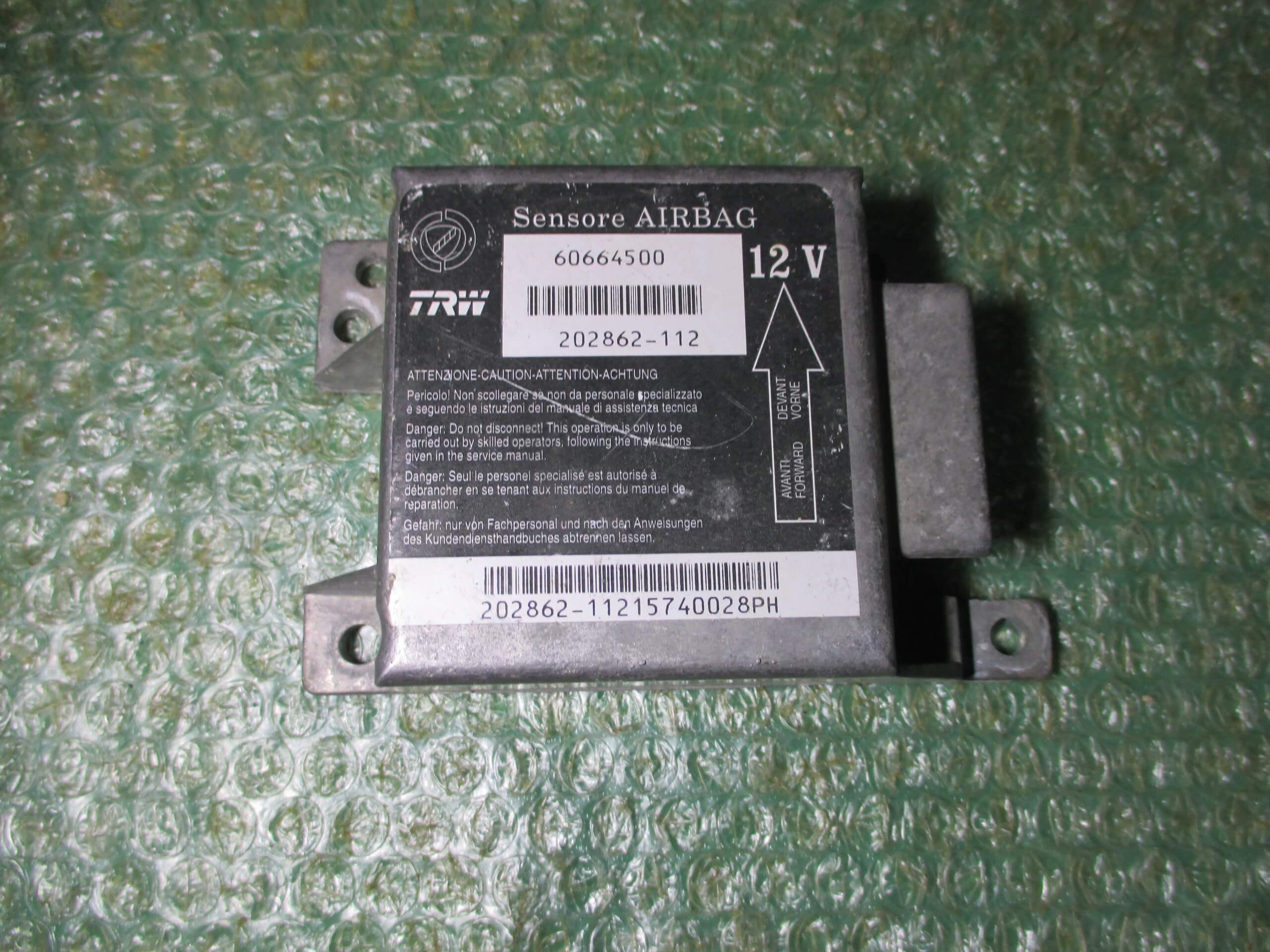 CENTRALITA DE AIRBAG 60664500 ALFA ROMEO GTV (916) (1995-2005)