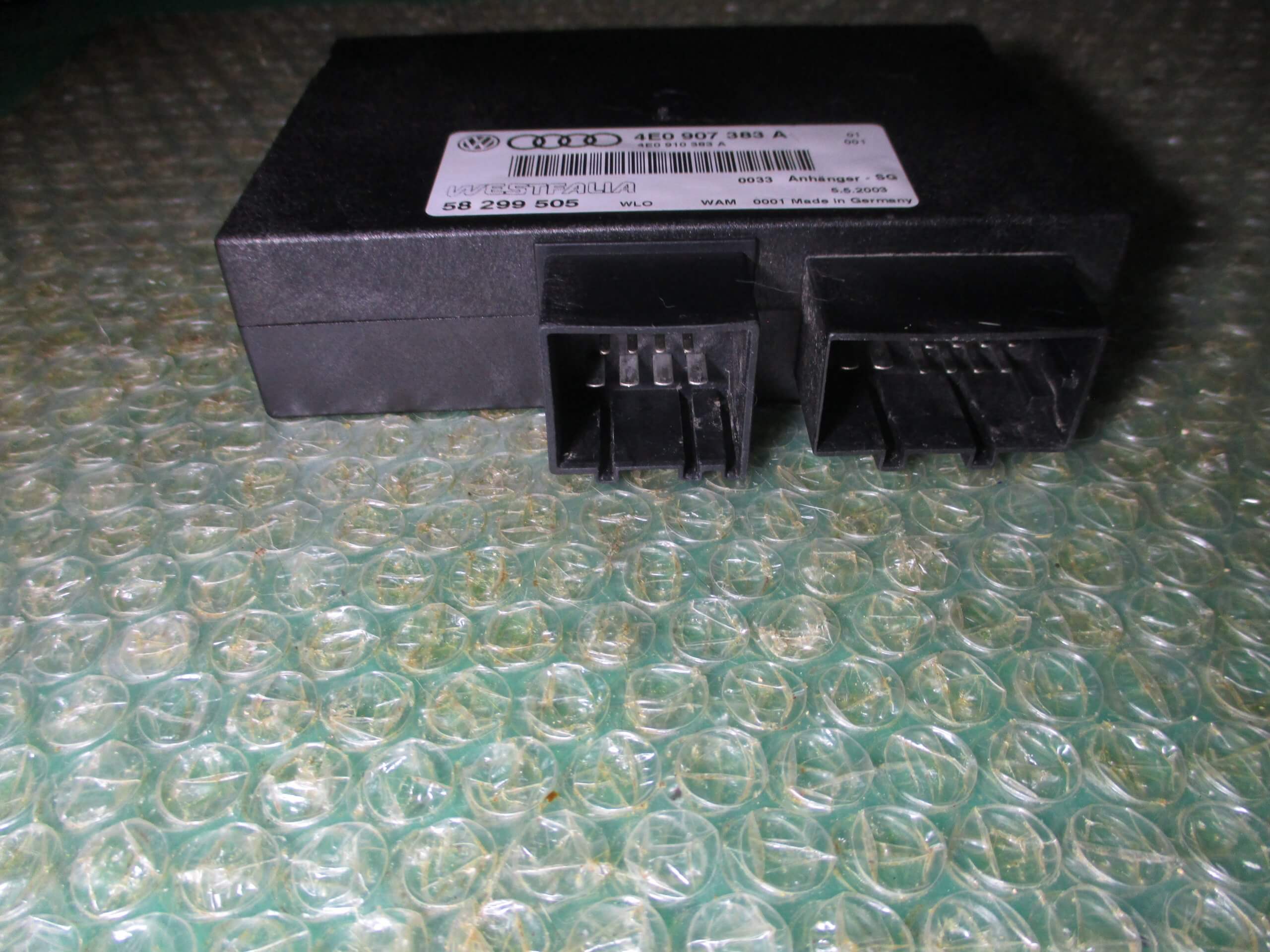UNIDAD DE CONTROL DE REMOLQUE 4E0907383A AUDI A8 (D3) (2003-2010) - Imagen 3