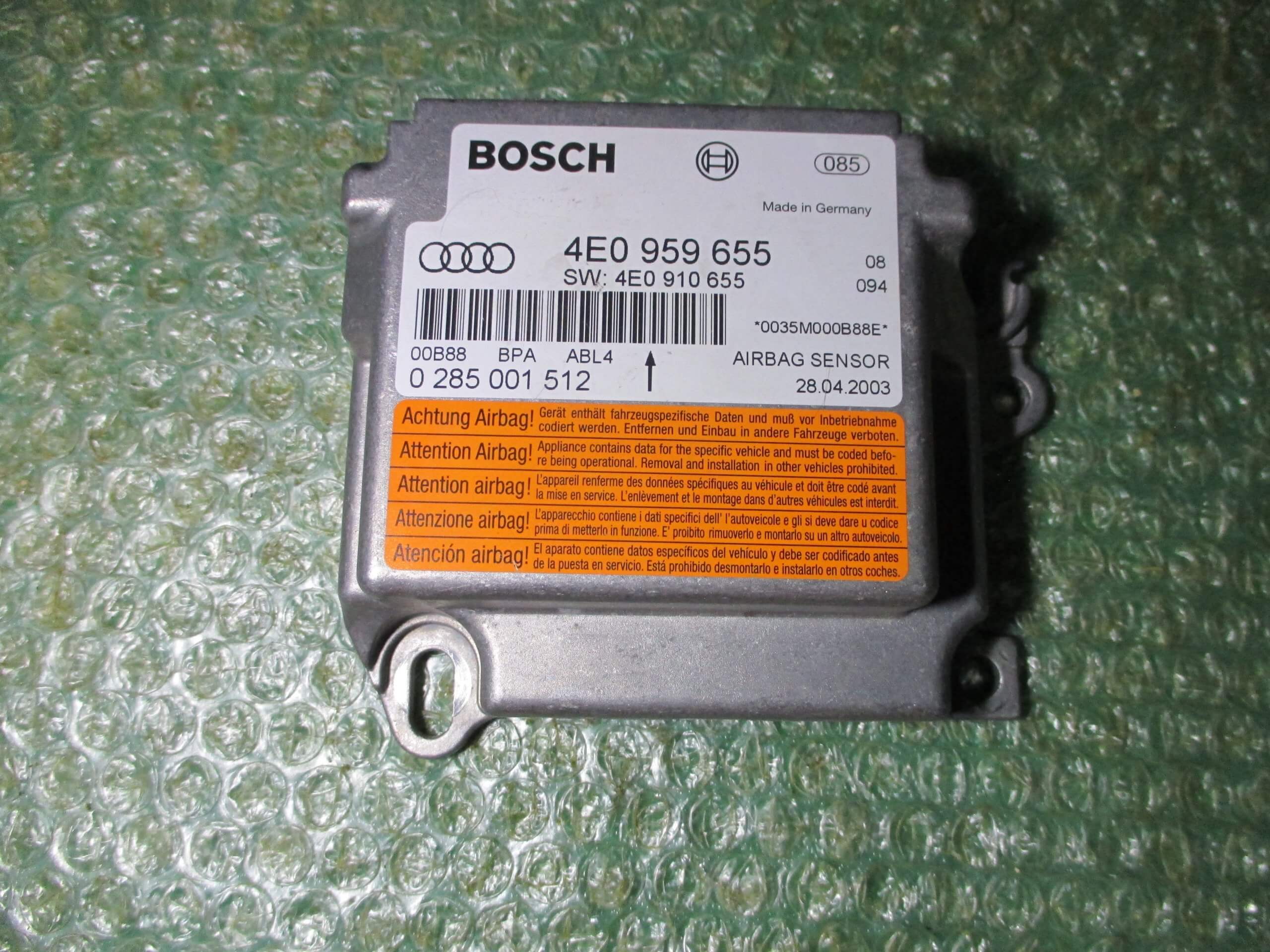 CENTRALITA DE AIRBAG 4E0959655 AUDI A8 (D3) (2003-2010)