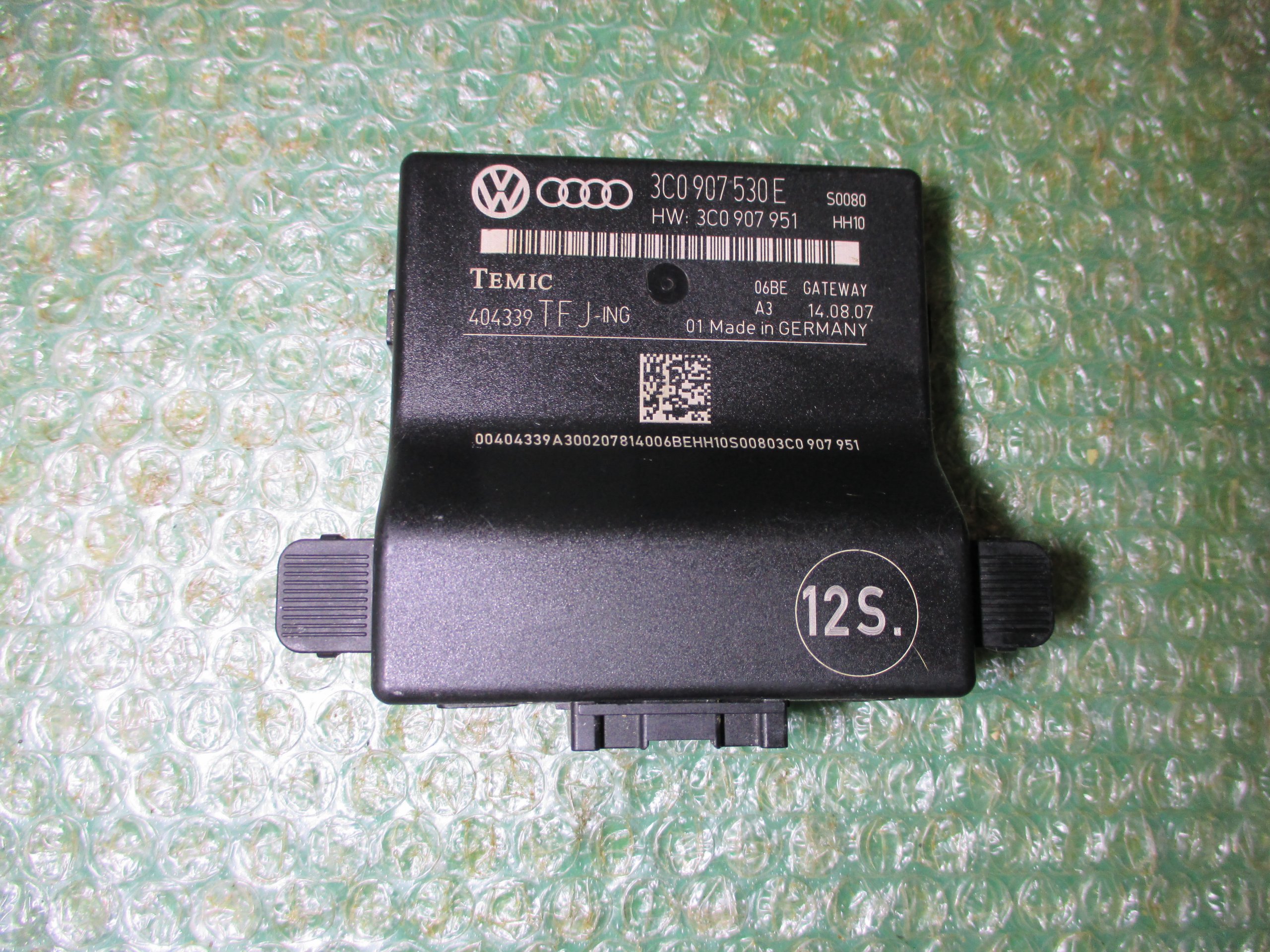 UNIDAD DE CONTROL DE GATEWAY 3C0907530E VOLKSWAGEN PASSAT (B6) (2005-2010)